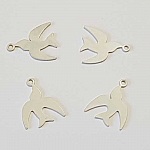 Breloque Oiseaux N°04 Blanc