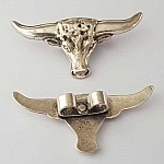 Breloque Bolo Cow-boy Western N°02 Argent Zamak
