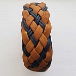 1.40 mètre cuir tressé n°14 35 mm