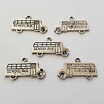 Breloque Voiture N°06 Argent x 5 pièces