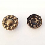 Clous rivet à griffes Rond 14 mm Bronze 10 pièces