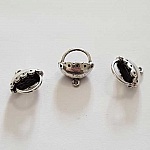 Embout à coller N°09 Argent 18 x 18 mm