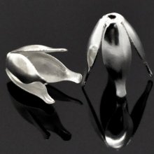 Ijzerlegering Kom Zilver Bloem x 200