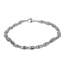 21,5 cm roestvrij stalen armband N°06 in 304