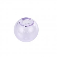 1 Ronde glazen bol om 12mm Paars te vullen