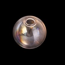1 Ronde glazen bol om te vullen 17mm AB Clear