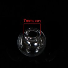 Glazen bollen rond 12mm 20 stuks om te vullen