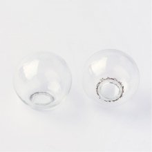 Glazen bollen rond 16mm 50 stuks om te vullen