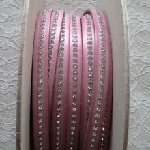 Leer DD-Violet 10 mm Swarovski Strass per 20 cm