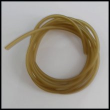 1 meter Pvc Holle Koord 5 mm Olijfgroen