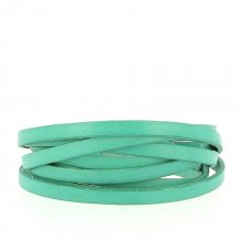 Smaragdleer 06 mm Glad per 20 cm