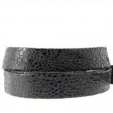 Zwart leder 20 mm bij 20 cm