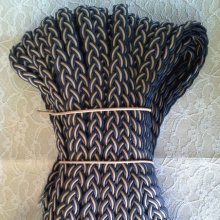 1 meter gevlochten gewaxte vlecht 20 mm N°04