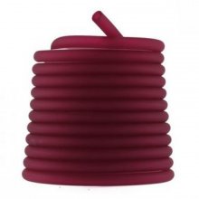 1 meter Pvc Holle Koord 6,5 mm Fushia Donker