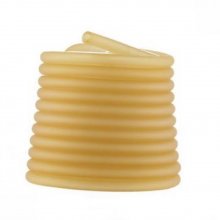 1 meter Pvc Holle Koord 6,5 mm Champagne