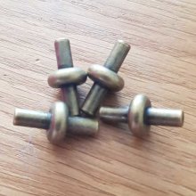 Bronzen sluiting voor hol Pvc-koord 6,5 mm