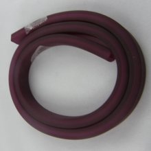 0,50 Cm PVC holle rechthoek Fushia Dark