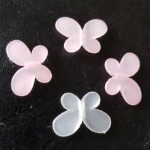 20 Lucite Vlinders Klein Assorti