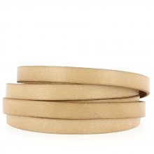 Geschuurd kalfsleer 10 mm glad per 20 cm