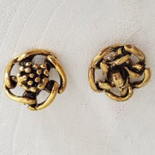 23mm Gouden knoop Nr. 02 Rond