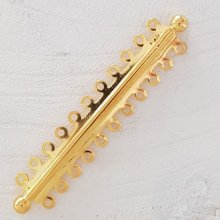 Gouden meerrijige sluiting.