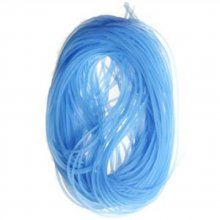 1 meter 1,5 mm lichtblauwe PVC-draad.