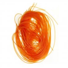 1 meter oranje PVC-draad van 1,5 mm.