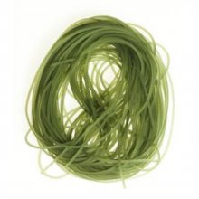 1 meter 1,5 mm PVC-draad Olijfgroen.