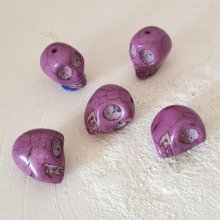 Lot 09 Howliet Getinte Schedels 18 mm
