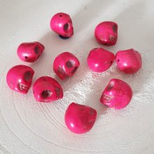 Kavel 14 Howliet Getinte Schedels 18 mm