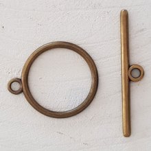 Knevelsluiting Rond Patroon Brons N°22