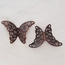 Koperen vlinder filigraan stempel N°04