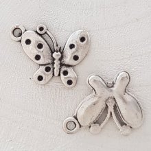 Vlinder bedel N°14 Zilver