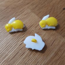 Knoop met konijnenontwerp voor kinderen Nr. 09