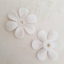 Synthetische bloem N°01 Wit