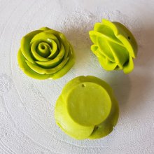 Synthetische bloem nr. 02-09 donkergroen