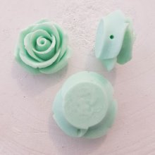Synthetische bloem N°03-06 pastelgroen
