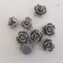 Synthetische bloem 09 mm N°01-05 Lichtgrijs
