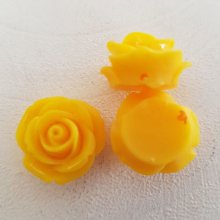 Synthetische bloem 20 mm N°01-08 Donkergeel