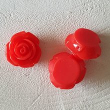 Synthetische bloem 20 mm N°01-11 Rood