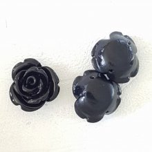 Synthetische bloem 13 mm N°03-10 Zwart