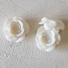 Synthetische bloem 17 mm N°04-03 Wit