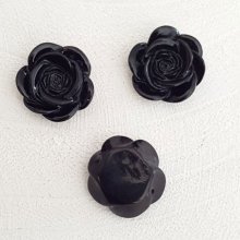 Synthetische bloem 17 mm N°04-10 Zwart 01