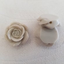Synthetische bloem 17 mm Nr. 04-05 Lichtgrijs