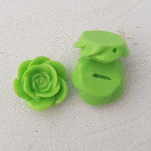 Synthetische bloem 17 mm N°04-24 Lichtgroen