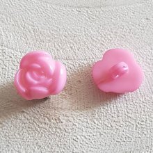 Knoop fantasie, kinderen, baby's Bloemenpatroon N°01-11 Roze