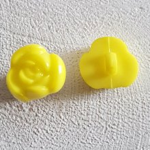 Knoop fantasie, kinderen, baby's Bloemenpatroon N°01-12 Geel 02