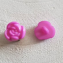 Fantasieknoopjes voor kinderen en baby's Bloemmotief N°01-13 Paars