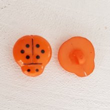 Mooie knopen, kinderen, baby's Lieveheersbeestje patroon N°01-09 Oranje