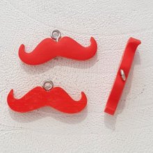 Hanger Moustache N°05 Rood